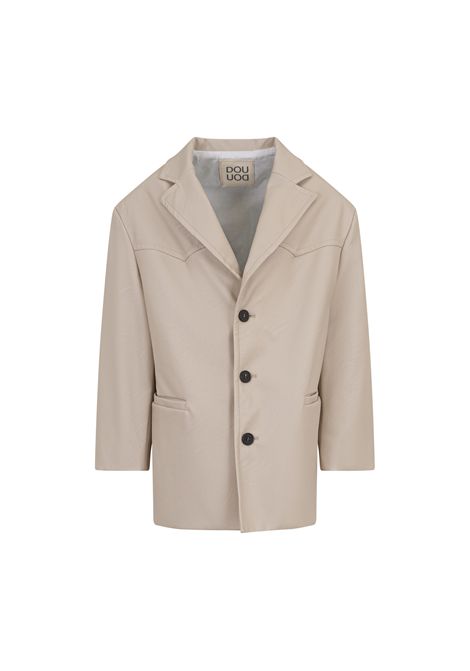 Blazer monopetto beige DOUUOD JUNIOR | DY2P44 H0076108